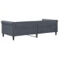 Preview: Tagesbett Dunkelgrau 90x200 cm Samt