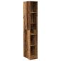 Preview: Kleiderschrank Altholz-Optik 30x50x200 cm Holzwerkstoff