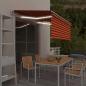 Preview: ARDEBO.de - Markise Automatisch mit Rollo LED Windsensor 3,5x2,5 m