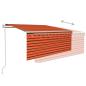 Preview: Markise Automatisch mit Rollo LED Windsensor 3,5x2,5 m