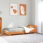 Preview: ARDEBO.de - Massivholzbett ohne Matratze Wachsbraun 75x190 cm Kiefernholz