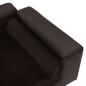 Preview: Hundesofa Braun 81x43x31 cm Plüsch und Kunstleder