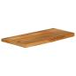 Preview: Tischplatte mit Baumkante 70x30x2,5 cm Massivholz Mango