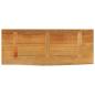 Preview: Tischplatte mit Baumkante 90x30x2,5 cm Massivholz Mango