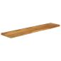 Preview: Tischplatte mit Baumkante 180x30x2,5 cm Massivholz Mango