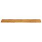 Preview: Tischplatte mit Baumkante 180x30x2,5 cm Massivholz Mango
