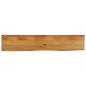 Preview: ARDEBO.de - Tischplatte mit Baumkante 160x40x2,5 cm Massivholz Mango