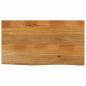 Preview: ARDEBO.de - Tischplatte mit Baumkante 120x60x2,5 cm Massivholz Mango
