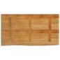Preview: Tischplatte mit Baumkante 120x60x2,5 cm Massivholz Mango