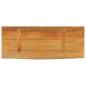 Preview: Tischplatte mit Baumkante 80x40x3,8 cm Massivholz Mango