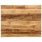 Preview: ARDEBO.de - Tischplatte mit Baumkante 110x80x2,5 cm Raues Mango Massivholz
