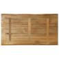 Preview: Tischplatte mit Baumkante 100x60x3,8 cm Raues Mango Massivholz