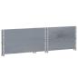 Preview: Pflanzkasten Grau 80x60 cm Massivholz Kiefer