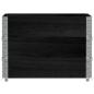 Preview: Pflanzkasten Schwarz 80x60 cm Massivholz Kiefer