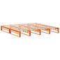 Preview: Massivholzbett ohne Matratze Wachsbraun 180x200 Kiefernholz
