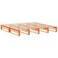 Preview: Massivholzbett ohne Matratze Wachsbraun 180x200 Kiefernholz