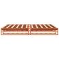 Preview: Massivholzbett ohne Matratze Wachsbraun 180x200 Kiefernholz