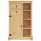 Preview: Badschrank Corona 70x33x110 cm Massivholz Kiefer