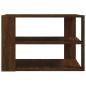 Preview: Couchtisch Braun Eichen-Optik 58x58x40 cm Holzwerkstoff