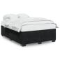 Preview: Bettgestell ohne Matratze Schwarz 140x190 cm Samt