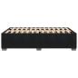 Preview: Bettgestell ohne Matratze Schwarz 120x200 cm Samt