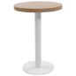 Preview: ARDEBO.de - Bistrotisch Hellbraun 60 cm MDF
