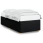Preview: Bettgestell ohne Matratze Schwarz 90x200 cm Stoff