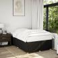 Preview: ARDEBO.de - Bettgestell ohne Matratze Schwarz 120x190 cm Stoff