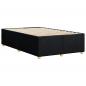 Preview: Bettgestell ohne Matratze Schwarz 120x190 cm Stoff