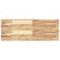 Preview: Schweberegal 80x30x4 cm Massivholz Akazie Unbehandelt