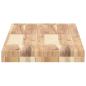 Preview: Schweberegal 80x30x4 cm Massivholz Akazie Unbehandelt