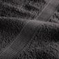 Preview: Premium Saunatücher SOLUND 10 Stk. Anthrazit 80x200 cm 600 g/m²