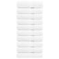 Preview: ARDEBO.de - Premium Duschtücher SOLUND 10 Stk. Weiß 70x140 cm 600 g/m²