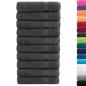 Preview: Premium Handtücher SOLUND 10 Stk. Anthrazit 50x100 cm 600 g/m²