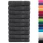 Preview: Premium Badetücher SOLUND 10 Stk. Anthrazit 100x150 cm 600 g/m²