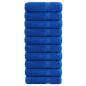 Preview: ARDEBO.de - Premium Handtücher SOLUND 10 Stk. Blau 50x100 cm 600 g/m²
