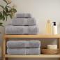 Preview: Premium Handtücher SOLUND 10 Stk. Grau 100x200 cm 600 g/m²