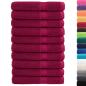 Preview: Premium Saunatücher SOLUND 10 Stk. Bordeaux 80x200 cm 600 g/m²