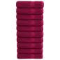 Preview: ARDEBO.de - Premium Badetücher SOLUND 10 Stk. Bordeaux 100x150 cm 600 g/m²