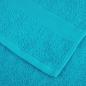 Preview: Premium-Handtücher SOLUND 10 Stk. Türkis 100x200 cm 600 g/m²
