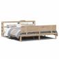 Preview: Bettgestell mit Kopfteil ohne Matratze 200x200 cm