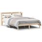 Preview: Massivholzbett ohne Matratze 160x200 cm Kiefernholz