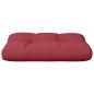 Preview: Palettenkissen Weinrot 50x40x12 cm Stoff