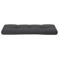 Preview: Palettenkissen Anthrazit 120x40x12 cm Stoff
