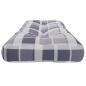 Preview: Palettenkissen Grau Karomuster 120x40x12 cm Stoff