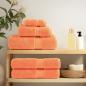 Preview: ARDEBO.de - Premium Badetücher SOLUND 4 Stk. Orange 100x150 cm 600 g/m²