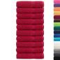 Preview: Premium Badetücher SOLUND 10 Stk. Rot 100x150 cm 600 g/m²