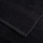 Preview: Premium-Handtücher SOLUND 2 Stk. Schwarz 100x200 cm 600 g/m²