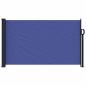 Preview: Seitenmarkise Ausziehbar Blau 120x600 cm