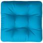 Preview: Palettenkissen Blau 50x50x12 cm Stoff